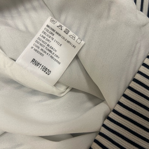 Lucy Paris Striped Wide-Leg Pants M EUC- Blue and White - Picture 14 of 14